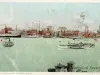 Postcard - Water Front, Detroit, Mich.