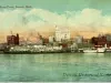 Postcard - River Front, Detroit, Mich.