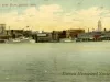 Postcard - The River Front, Detroit, Mich.
