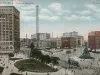 Postcard - Detroit, Mich. Campus Martius, U.S. 650