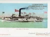 Postcard - The Flyer of the Lakes. - Steamer Frank E. Kirby