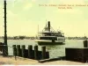 Postcard - Ferry for Windsor, Canada; foot of Woodward Ave., Detroit, Mich. - Ferry for Windsor, Canada