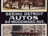Postcard - Seeing Detroit Autos, 83 Woodward Ave.