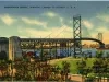 Postcard - Ambassador Bridge, Windsor Canada to Detroit, U.S.A. - Ambassador Bridge, Windsor, Canada to Detroit, USA