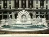 Postcard - Palmer Memorial Fountain, Campus Martius, Detroit, Mich.