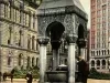 Postcard - Bagley Memorial Fountain, Detroit, Mich.