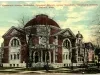Postcard - North Woodward Avenue Methodist Episcopal Church, corner Wood and Woodward Avenue, Detroit, Mich. - North Woodward Avenue Methodist Episcopal Church
