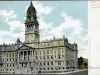 Postcard - County Building, Detroit, Mich.