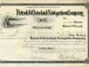 Certificate, Stock