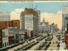 Postcard - Cadillac Square, Detroit, Michigan.