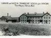 Postcard - Library and Motor Transport School for Officers, Fort Wayne, Detroit, Mich.