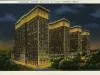 Postcard - General Motors Building at Night, Detroit, Mich.