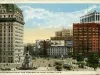 Postcard - Pontchartrain Hotel and Hammond Building, Detroit, Mich.