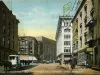 Postcard - Pardridge & Blackwell's and J-L-Hudson's Big Department Stores, Detroit, Mich.