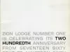 Booklet - Zion Lodge Number One Is Celebrating Its Two Hundredth Anniversary from Seventeen Sixty Four to Nineteen Sixty Four