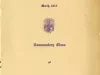 Program - Commandery Class, March, 1912