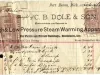 Receipt - C. B. Dole & Son