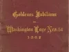 Program - Goldenes Jubiläum de Washington Loge Nro. 54, I.O.O.F.