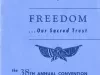 Booklet - The Message of the President, Freedom... Our Sacred Trust
