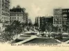 Postcard - Detroit, Mich. Capitol Square Park and Griswold Street.