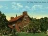 Postcard - Log Cabin, Palmer Park, Detroit, Mich.