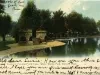 Postcard - Drinking Fountain and Lake, Water Works Park, Detroit, Mich.