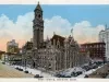 Postcard - Post Office, Detroit, Mich.