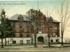Postcard - The High School, Trenton, Mich.