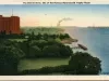 Postcard - The Detroit River, Site of the famous Harmsworth Trophy Races