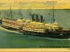 Postcard - Steamer City of Detroit III D. & C. Navigation Co.