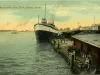 Postcard - The Juniata at her Dock, Detroit, Mich.