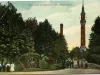 Postcard - Floral Clock in Waterworks Park, Detroit, Mich.