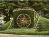 Postcard - Floral Clock, Water Works Park, Detroit, Mich.