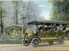 Postcard - Tourist Auto Car at Water Works Park, Detroit, Mich.