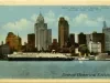 Postcard - Detroit Waterfront from Windsor, Canada