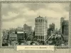 Postcard - Detroit From Grand Circus Park