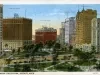 Postcard - Grand Circus Park, Detroit, Mich.