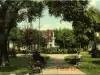 Postcard - Grand Circus Park, Detroit, Mich.