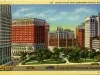 Postcard - Grand Circus Park, Downtown Detroit, Mich.
