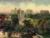 Postcard - Birds' Eye View from Grand Circus Park, Detroit, Mich.