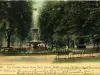 Postcard - The Fountain, Grand Circus Park, Detroit, Mich.