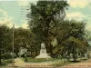 Postcard - Grand Circus Park, showing Pingree Monument, Detroit, Mich.