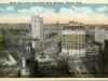 Postcard - Bird's Eye View from Dime Bank Building, Detroit, Mich.