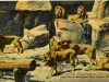 Postcard - Lion Den in Zoological Park, Detroit, Mich.