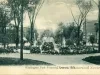 Postcard - Washington Park Fountain, Detroit, Mich.