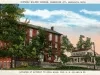 Postcard - Historic Walker Taverns, Cambridge Jct., Brooklyn, Mich.
Situated at Gateway to Irish Hills, Cor. U. S. 112 and M 50