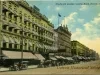 Postcard - Woodward Avenue, looking South, Detroit, Mich.