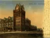 Postcard - Detroit, Mich. Union Depot,