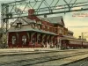 Postcard - Tunnel Depot, Port Huron, Mich.