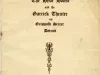 Booklet - The Hyde House and the Garrick Theatre on Griswold Street